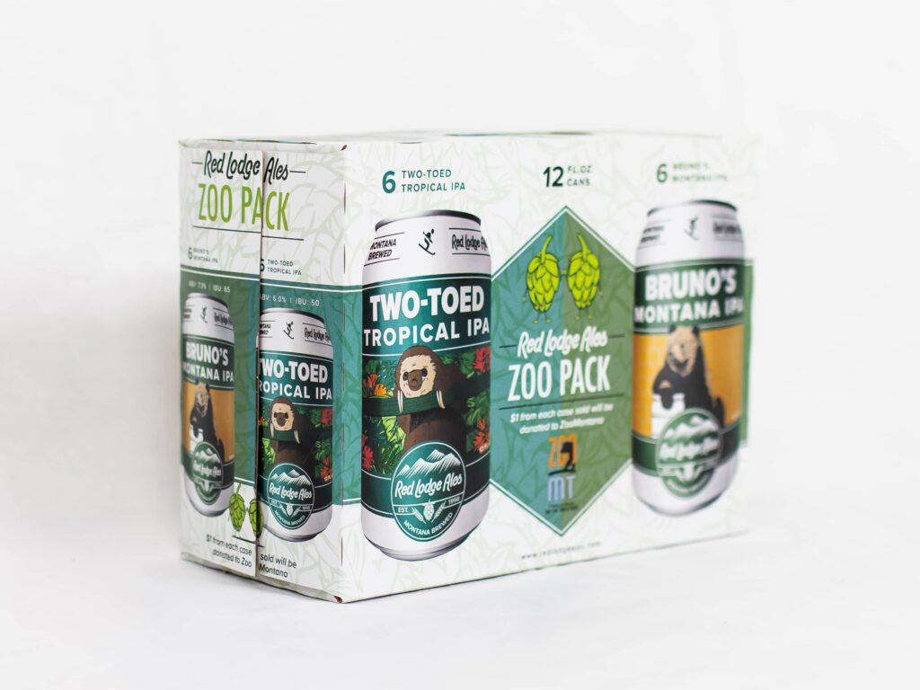 Two-toed beer box